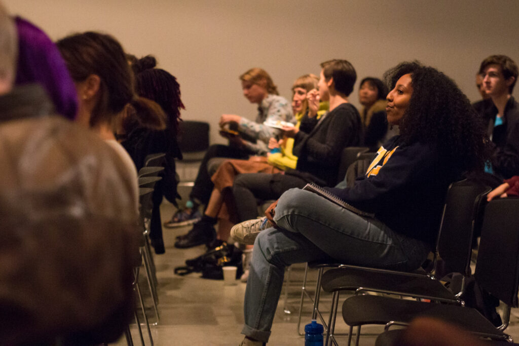 Angela Washko's audience members.