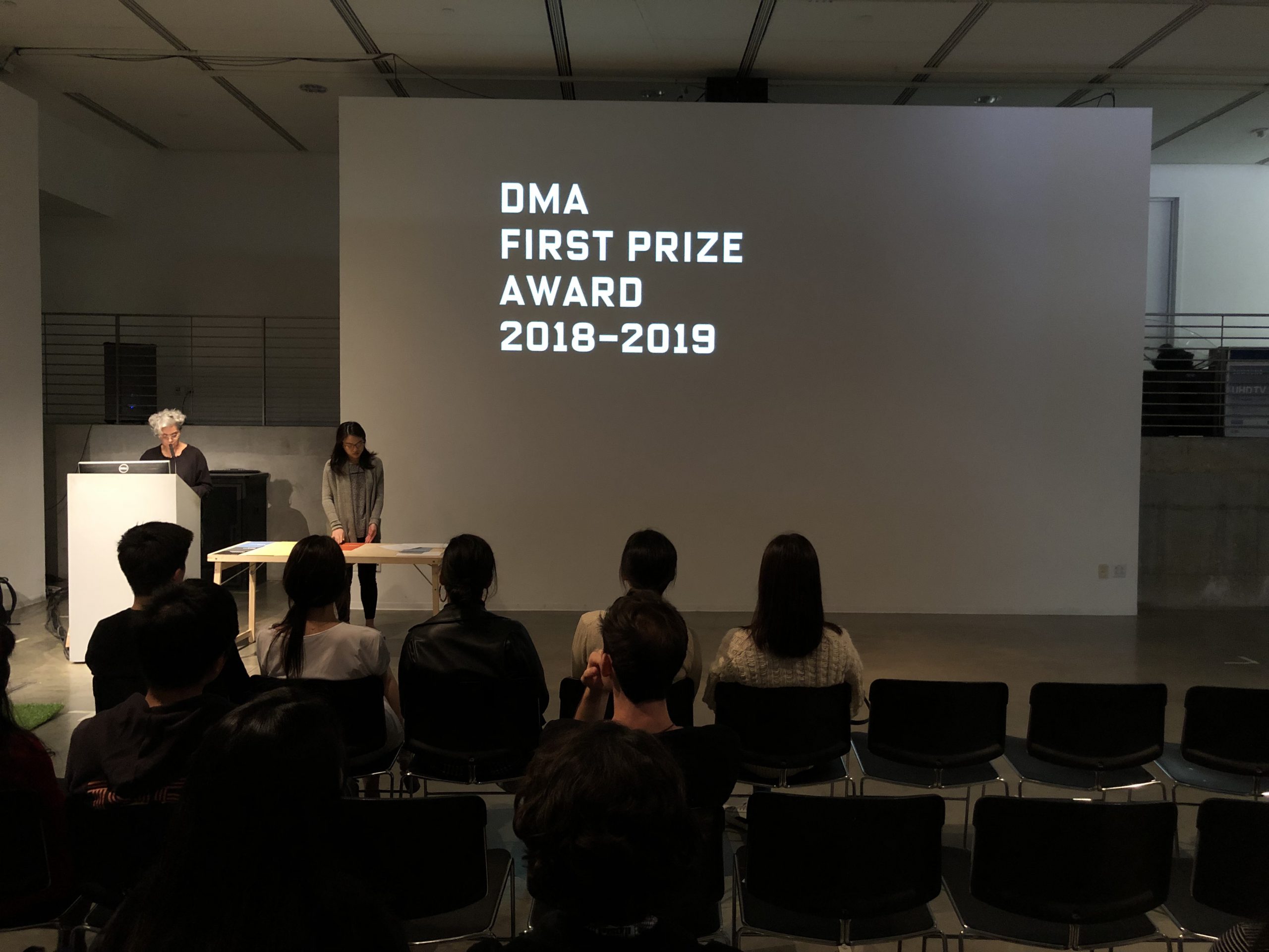 DMA Scholarship Reception 2019-2020, DMA First Prize Award 2018-2019