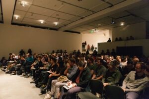 Audience during Zizek's lecture.